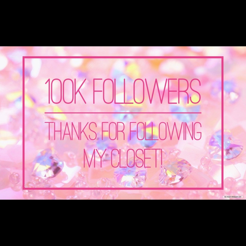 100k followers 🎉🎉🎉